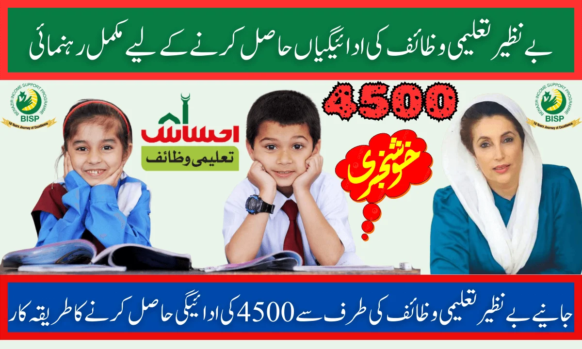 Benazir Taleemi Wazaif Program Payments Withdrawal Guide 2026
