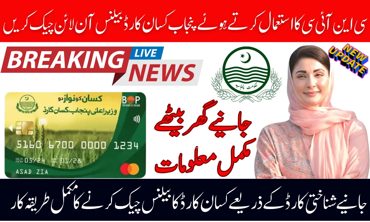 Punjab Kisan Card Balance Check Online Using CNIC – Step-By-Step Guide 2025
