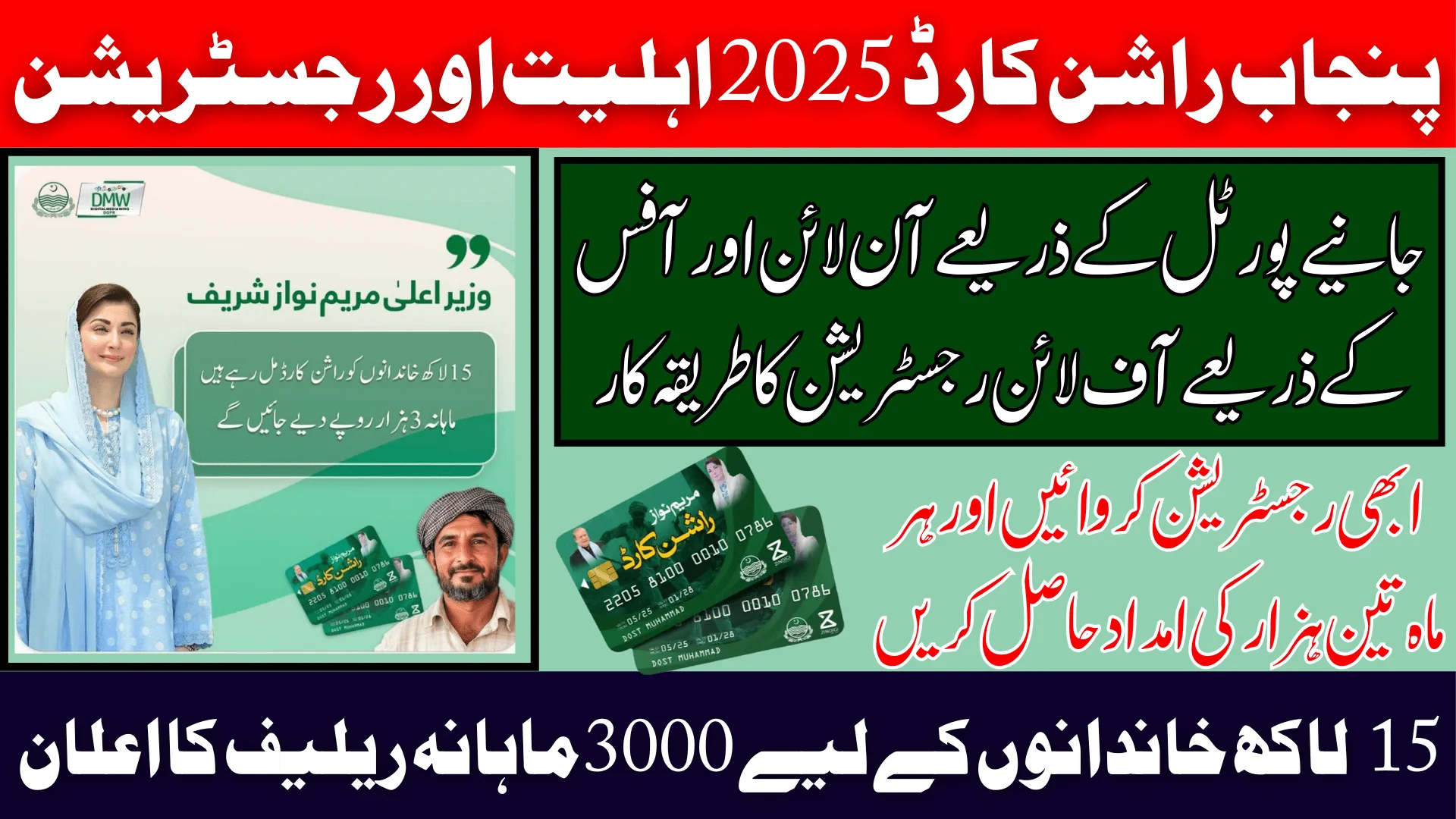 Punjab Rashan Card 2025 Eligibility, Registration & Rs. 3,000 Monthly Relief For 15 Lakh Families