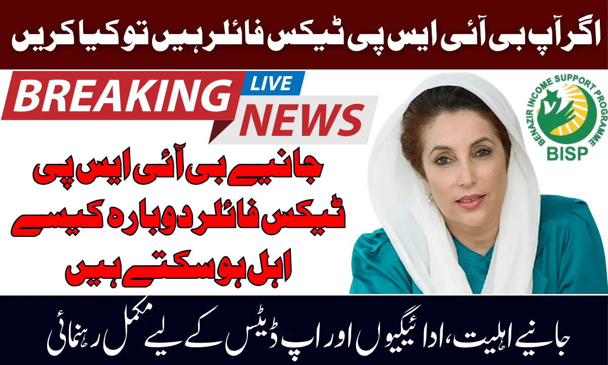 What To Do If You Are A BISP Tax Filer Complete 2025 Guide To Eligibility, Payments & Updates